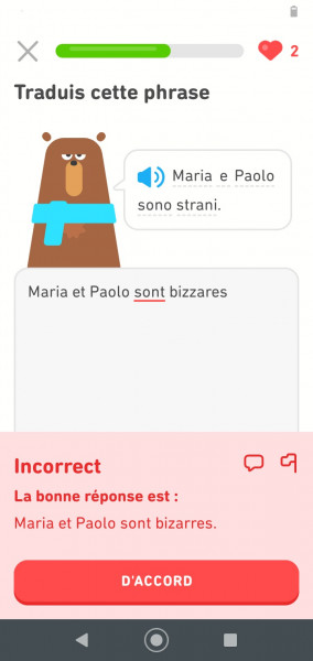 Duolingo screenshot 2